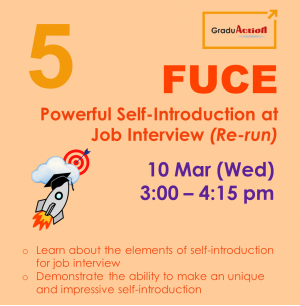 Fire Up your Career Engine (FUCE) - Powerful Self-Introduction at Job Interview